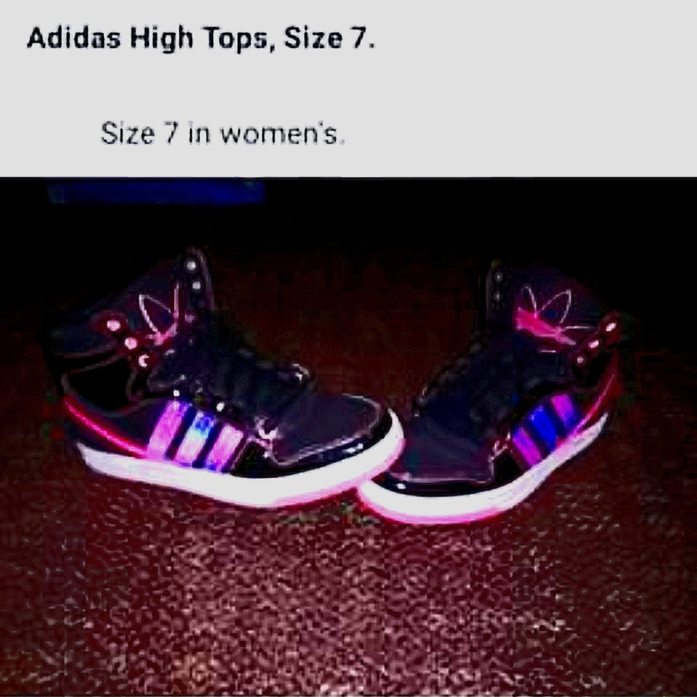 *****ISO: High top women's Adidas like these! Size 7! THANK YOU!! ❤️*****